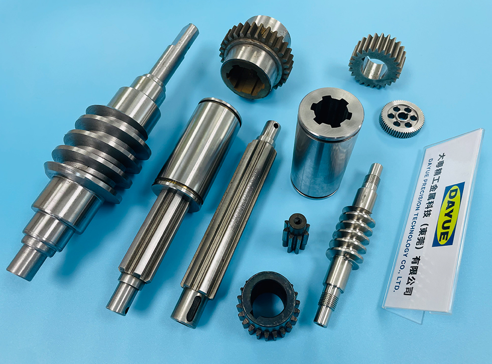 CNC Machining - Spline Shaft - Gear Shaft - Worm Gear - Transmission Shaft - Rotor Shaft - Steel Shaft