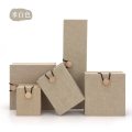 Индивидуальная упаковка ювелирных изделий Уникальная дизайн деревянная упаковка винтажная упаковка