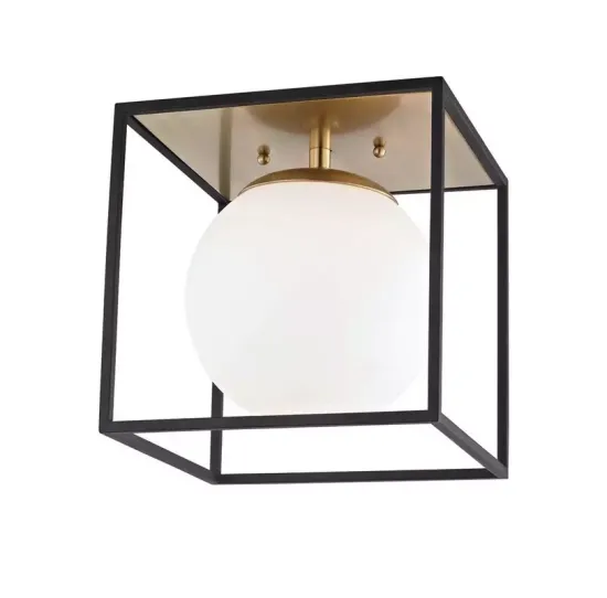 Custom Iron Square Glass Ball Ceiling Pendant Lights for Projects