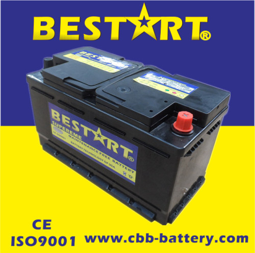 Dry Cell 12V 100ah Mini Bus Car Battery Sealed Mf Car Battery