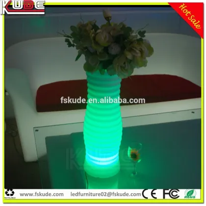 LED illuminous beautiful furniture table decorations home decor battery led table decorations office table decoration