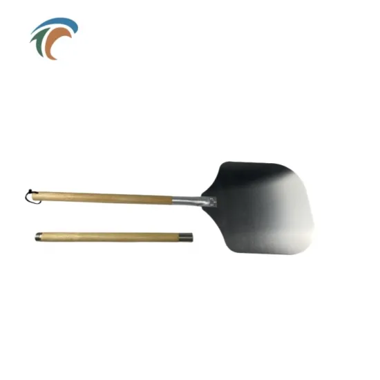 Pizza Accessories Custom Logo Pizza Shovel Aluminum Pizza Peel Long Handle Wood