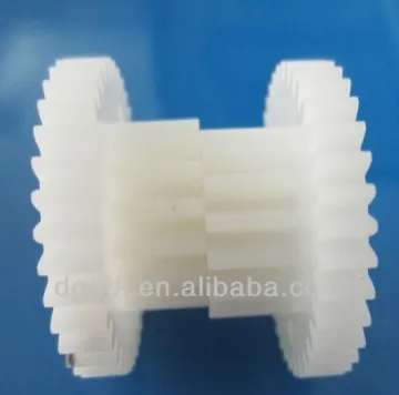plastic double spur gear wheel