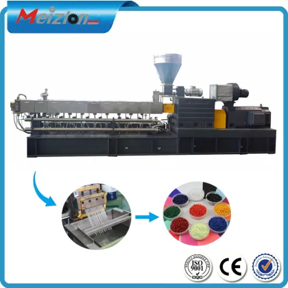 Nanjing meizlon plastic granules extruder machine plasticwastes recycling