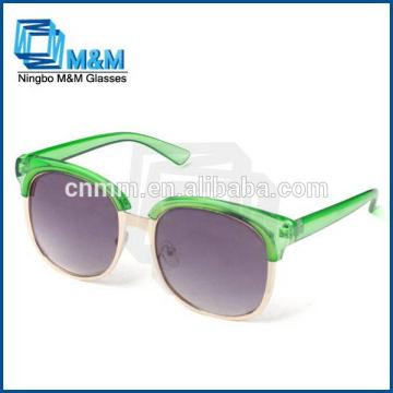 Fashion Sunglasses Wit Half Rim Brand Name Sunglasses