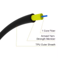 tight indoor outdoor 200m 4 fiber optic cable