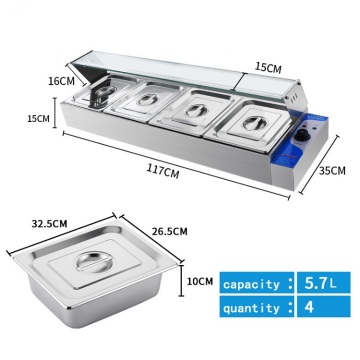 Best Selling Silver Stainless Steel Food Warmer for Weddings and Catering