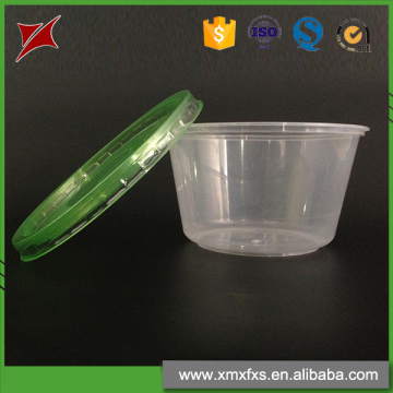 Quality noodle bowl blister plastic disposable fruit salad cup with lid