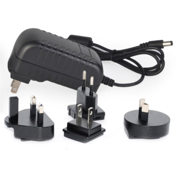 12V 2A Wall verwisselbare plug -power adapters