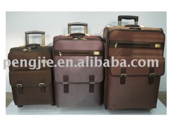 high quality PU trolley bag