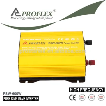 600W Pure Sine Wave Car Power Inverter DC to AC inverter 12v 220v