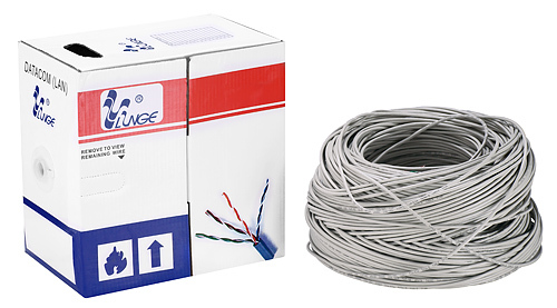 Cat5e Cable, CAT6 Copper Cable, LAN Cable, 305m/Carton