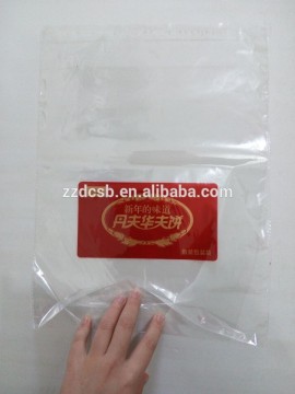 Clear OPP Cello Bag With Colorful Header & Hanging Hole