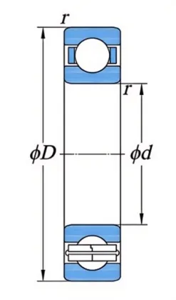 Single Rrow Deep Groove Ball Bearing