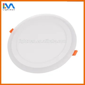 AC85-265 Recessed 145mm 6W Round Dual Color LED Panel Light