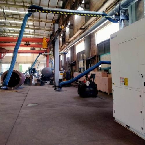 Integral Welding Dedusting System for Dust Removal Workshop