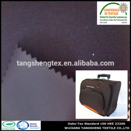 100% Recycled polyester oxford fabric with PVC coated for bags