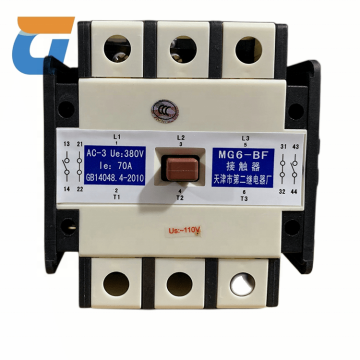 Tianjin Erji 엘리베이터 MG6-BF 모델을위한 무음 컨택 터 액세서리 AC220V/110V에서 작동합니다.