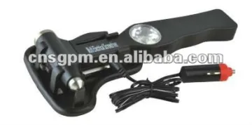 Electric Emergency Hammer Screwdriver Set with 4 LED