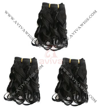 Afro Jerry Curl Human Hair Weft (AV-HE019)