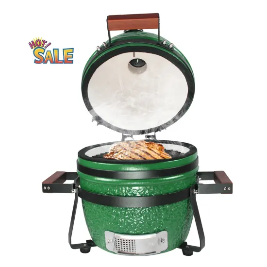 SEB KAMADO / STEEL EGG BBQ 13'' Ceramic asador fumoir arabic Charcoal Grills wholesale kohlegrill Garden BBQ Eggs Kamado Smoker