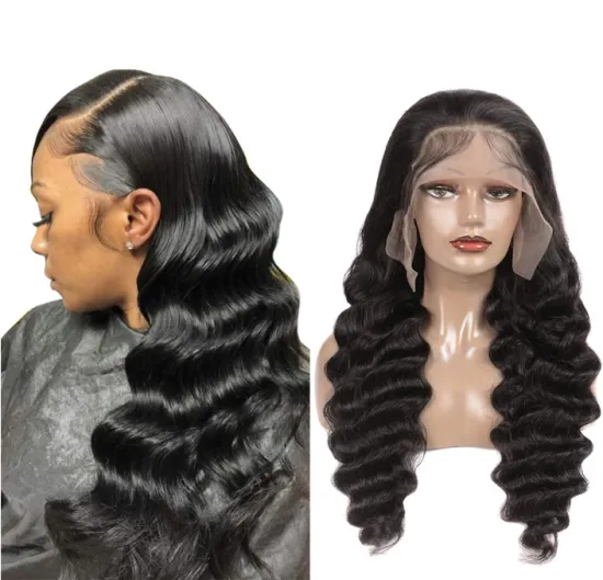 Wholesale Hot Sale New Style Transparen Lace Front Wigs Cuticle Aligned Brazilian Human Hair Lace Front Wigs