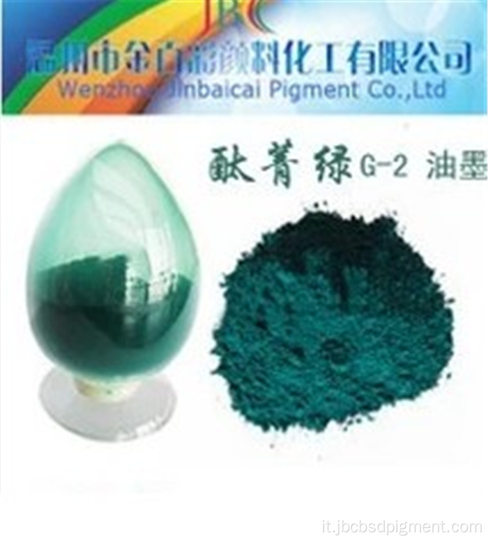 Pigment Green G per cancelleria