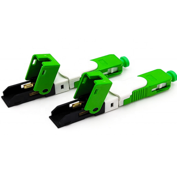 Single Mode SC APC Fiber Optic Quick Connector for LSZH Cable and CATV Network