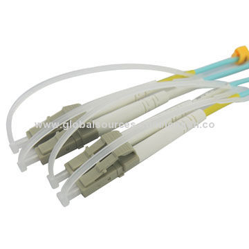 LC/UPC-LC/UPC Single and Multi-mode Duplex Fiber-optic Patch Cables, Easy Installation