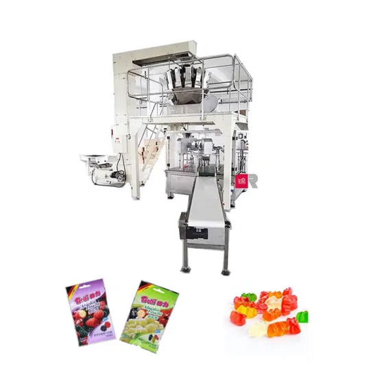 Automatic Rotary Packing Machine for Dried Fruits, Nuts, Chocolate, and Biscuits