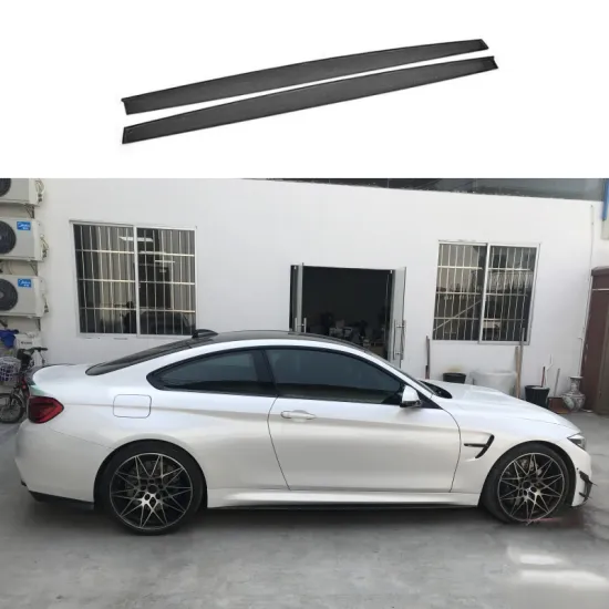 F82 M4 Side Skirts - Carbon Fiber Extension Fit for M Series F82 M4 2014-2019 & F80 M3 Sedan