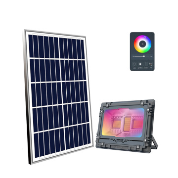 Solar Powered LED Spotlight for Outdoor Lighting with Reflector