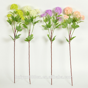New product long stem christmas decorative artificial hydrangea flowers