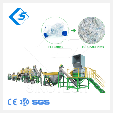 Pet Bottle Recycling to Polyester Staple Fiber Making Machine