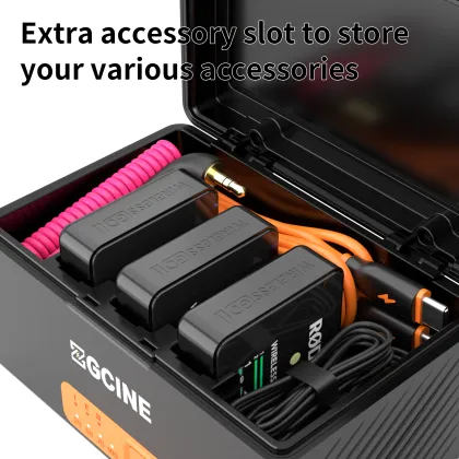 ZGCINE Wireless Charging Case for Rode Microphones: Wireless GO 2 & Wireless GO