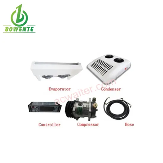 P Dependent Engine Driven Air Conditioning System with Hot Air Auto Defrost DC12/24V Compressor SD5S14 Electric Display
