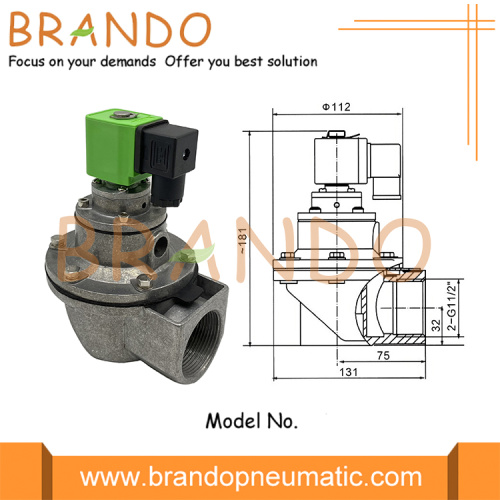 DMF-Z-40S SBFEC Type 1,5 pouce Pulse Jet Valve