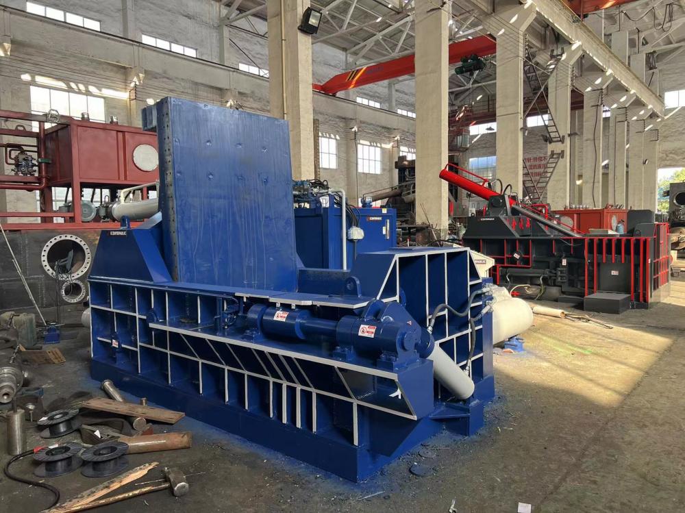 Hydraulic Automatic Push-out Metal Baler for Scrap Aluminum