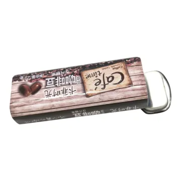 Customized Rectangular Tin Box For Coffee Beans