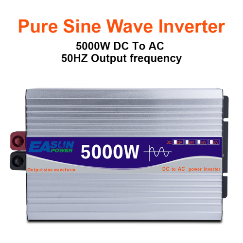 Pure Sine Wave Inverter DC 12V/ 24V/ 48V To 220V 5000W Power Inverter Converte WITH LED Display