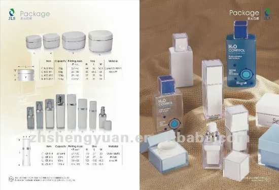 lotion bottle and cream jar for personal care