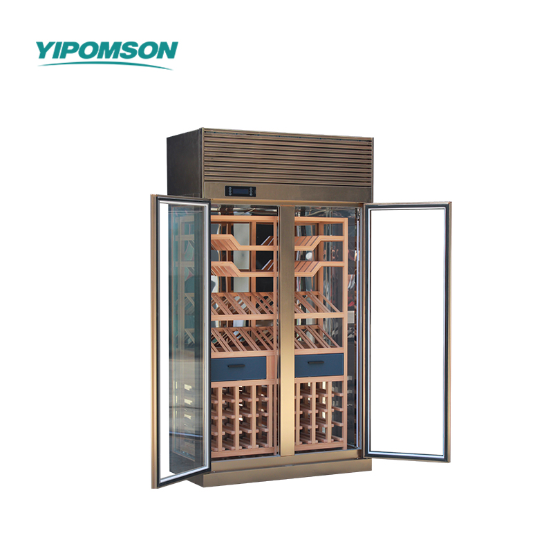 Double door wine cooler fridge Double door wine cooler fridge
