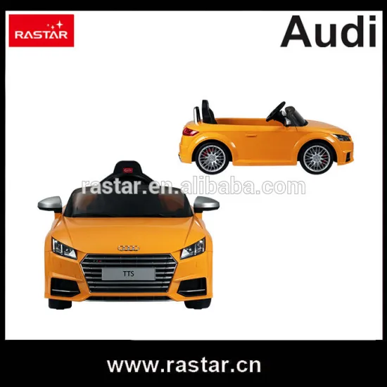 Rastar hot sale kids toys AUDI TTS 2.4G 12v ride on car
