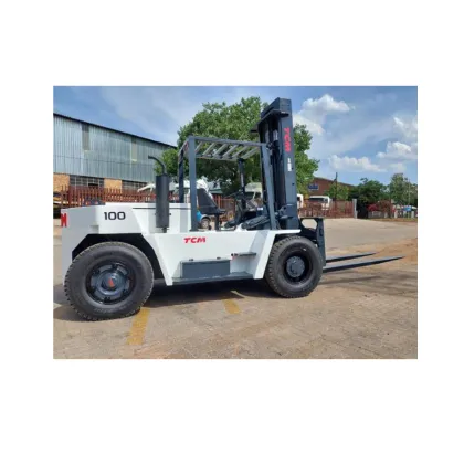 90% New Used Tcm 10t Forklift FD100 Japan Forklift Fd100 Diesel Forklift
