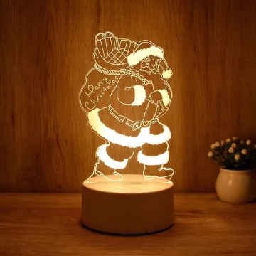 LED Christmas Lamparas with Acrylic Design: Ideal Kid's Room Decor and Night Light