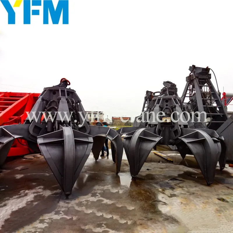 Four Rope Grab Bucket with Electro-Hydraulic System