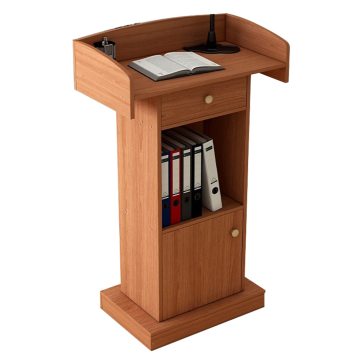 Podium en bois massif pour les églises et les conférences