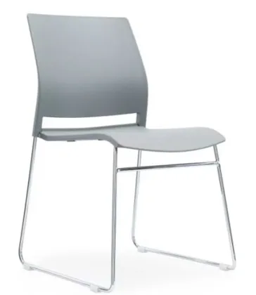 Conference Chair Plastic Office Chair One-Piece Molding Training Chair