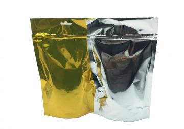 plastic stand-up flat bottom zipper bag