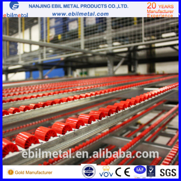 Warehouse Storage Carton Flow / Rolling / Roller Racking